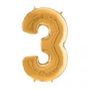 Load image into Gallery viewer, Large Number Balloons - Gold