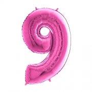 Load image into Gallery viewer, Large Number Balloons - Fuschia