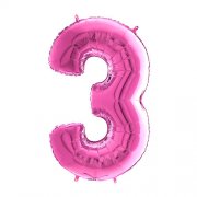 Load image into Gallery viewer, Large Number Balloons - Fuschia