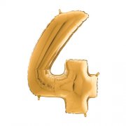 Load image into Gallery viewer, Large Number Balloons - Gold