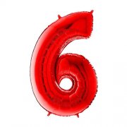 Load image into Gallery viewer, Large Number Balloons - Red