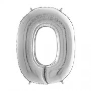 Load image into Gallery viewer, Large Number Balloons - Silver