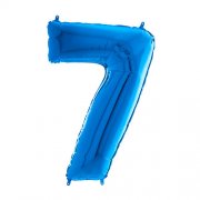 Load image into Gallery viewer, Large Number Balloons - Royal Blue
