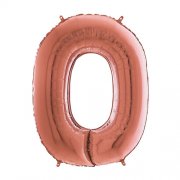 Large Number Balloons - Rose Gold