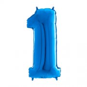 Load image into Gallery viewer, Large Number Balloons - Royal Blue
